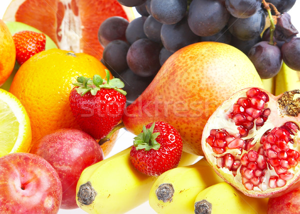 Obst voll frisches Obst gesund Essen Apfel Stock foto © cookelma