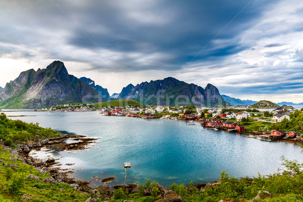 Archipel Norvège paysages dramatique montagnes [[stock_photo]] © cookelma