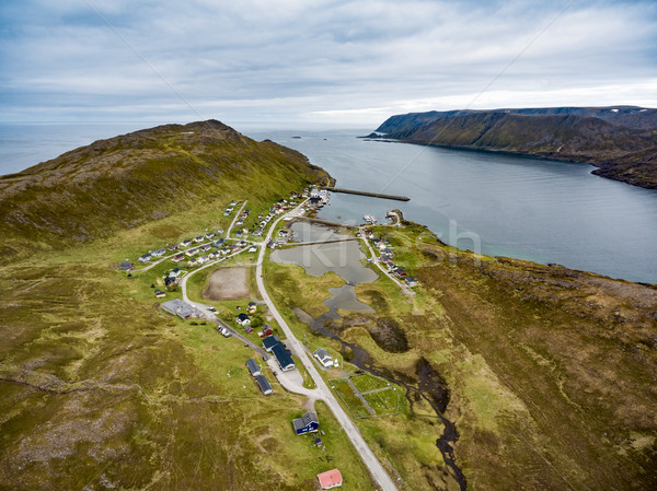 North Cape (Nordkapp) aerial photography, Stock photo © cookelma