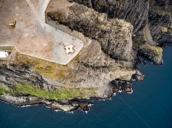 Na północ antena fotografii morza wybrzeża Zdjęcia stock © cookelma