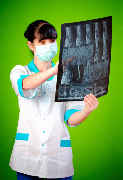 Doctor with xray Stock photo © cookelma