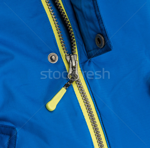 Stock photo: Close up zipper