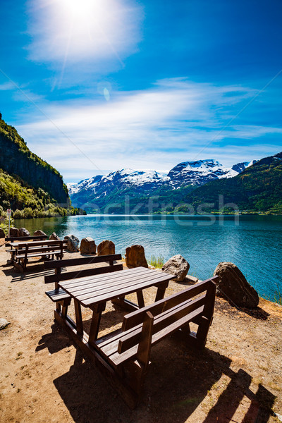 Beautiful Nature Norway. Stock photo © cookelma