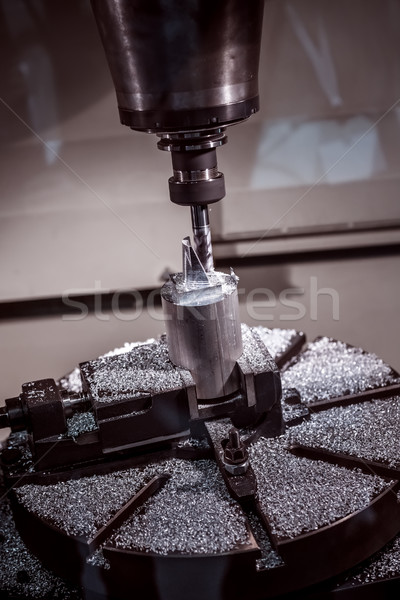 Máquina metal moderna tecnología pequeño Foto stock © cookelma