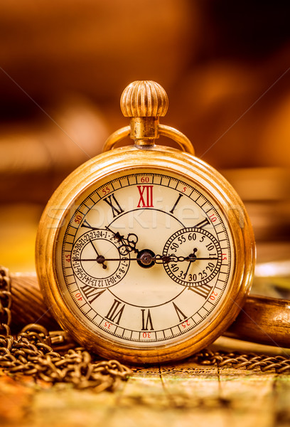 Vintage pocket watch Stock photo © cookelma
