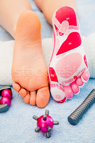 massage on the foot Stock photo © cookelma