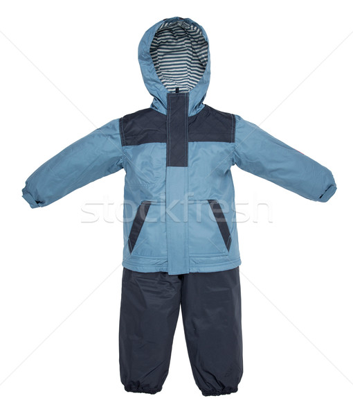 Stock photo: Childrens snowsuit fall