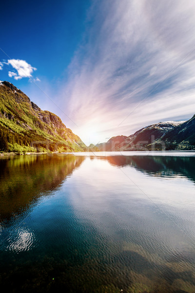 Beautiful Nature Norway. Stock photo © cookelma