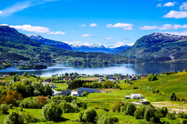 Beautiful Nature Norway. Stock photo © cookelma