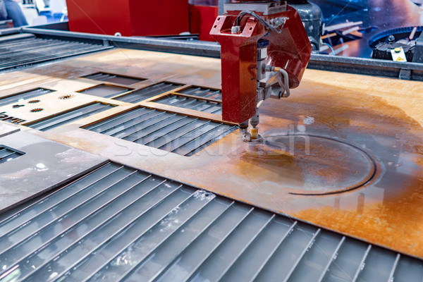 CNC water jet cutting machine Stock photo © cookelma