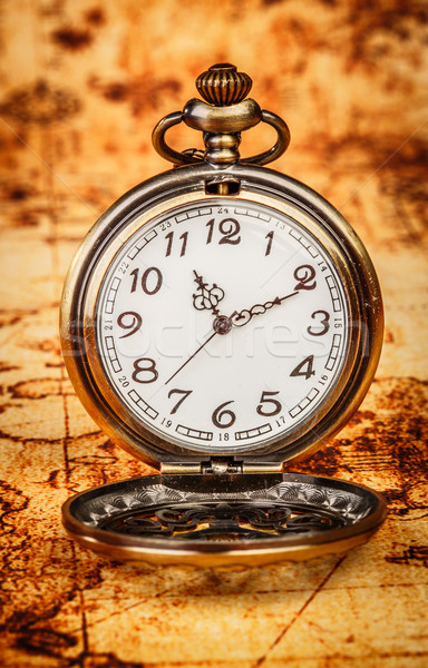 Vintage pocket watch Stock photo © cookelma