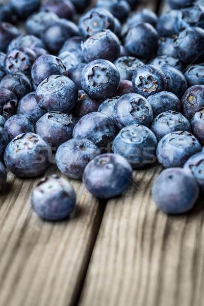 Mirtilli fresche frutti di bosco primo piano alimentare frutta Foto d'archivio © cookelma