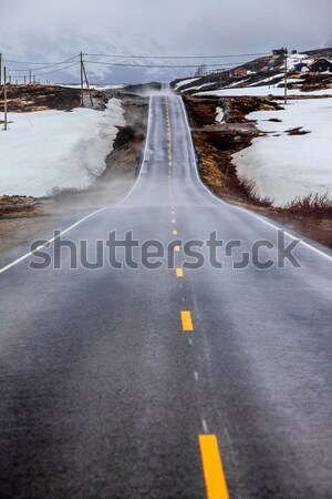 Mountain road in Norway. Stock photo © cookelma