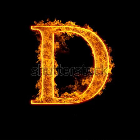 Fire Alphabet Letter D Stock Photo C Andrey Armyagov Cookelma Images, Photos, Reviews