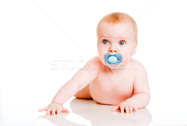 Stok fotoğraf: Bebek · beyaz · çocuk · hayat · çocuk · kişi
