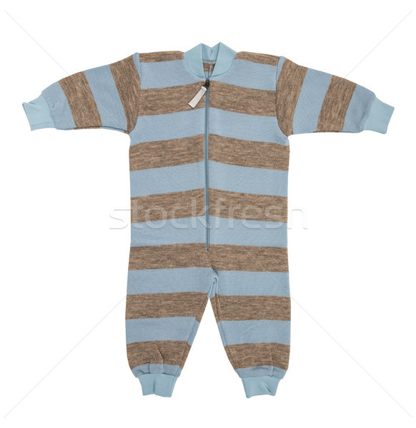 Stockfoto: Baby · wol · kleding · geïsoleerd · witte · kind