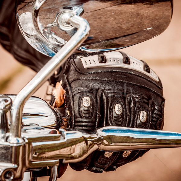 Motorcycle Racing Gloves Stock photo © cookelma