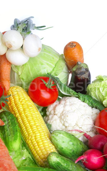 Hortalizas alimentos saludables foto salud verde Foto stock © cookelma