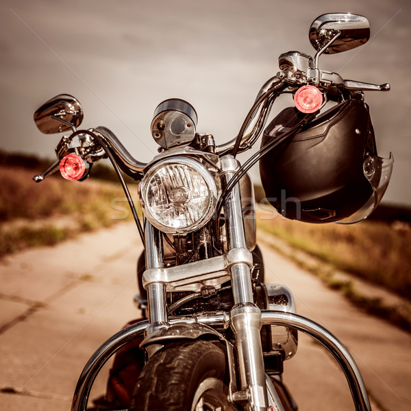 Motorcycle on the road Stock photo © cookelma