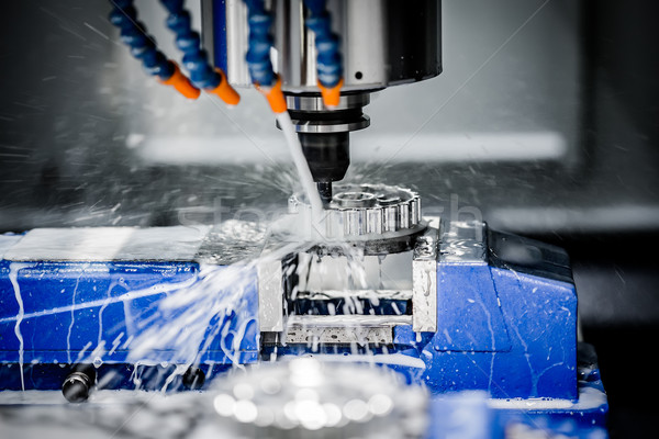 Metalworking CNC milling machine. Stock photo © cookelma