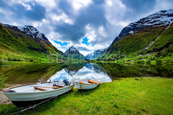 Beautiful Nature Norway. Stock photo © cookelma