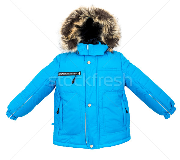Warm jas geïsoleerd winter witte mannen Stockfoto © cookelma