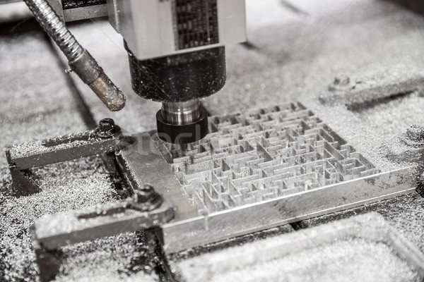 Metalworking CNC milling machine. Stock photo © cookelma