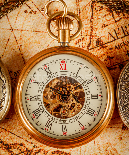 Vintage pocket watch Stock photo © cookelma