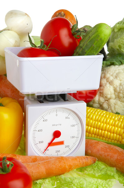 Gemüse gesunde Lebensmittel Foto unterschiedlich Gesundheit grünen Stock foto © cookelma