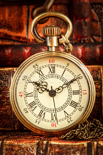 Vintage pocket watch Stock photo © cookelma