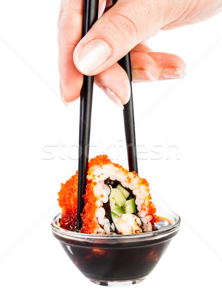 Sushi (California Roll) Stock photo © cookelma