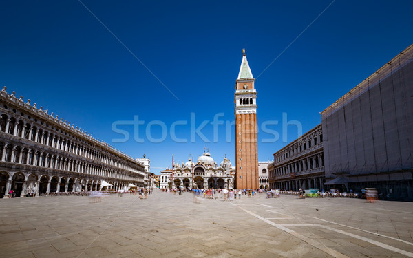 Saint Mark Square in the square in Venice, Veneto, Italy. Stock photo © cookelma