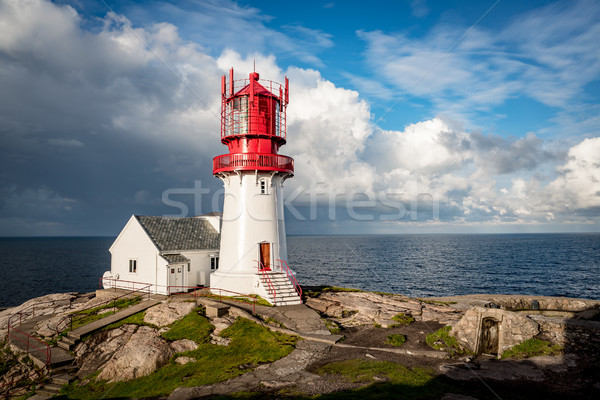 Lindesnes Fyr Lighthouse, Norway Stock photo © cookelma