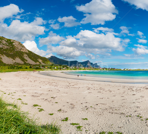 Plage archipel Norvège paysages dramatique [[stock_photo]] © cookelma