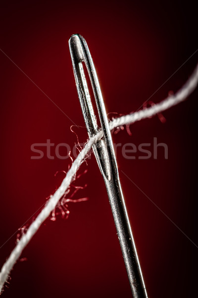 Needle with thread Stock photo © cookelma