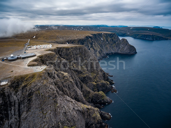Norte aéreo fotografía mar costa Foto stock © cookelma