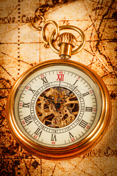 Vintage pocket watch Stock photo © cookelma