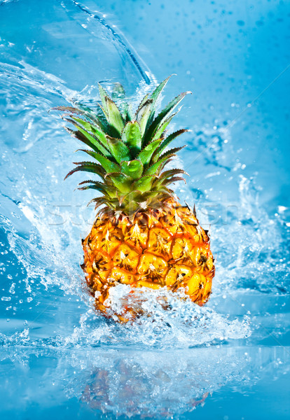 Zdjęcia stock: świeże · ananas · wody · owoców · piękna