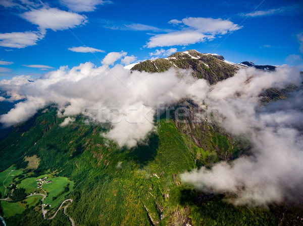 ストックフォト: 美しい · 自然 · ノルウェー · 自然 · 風景 · 空