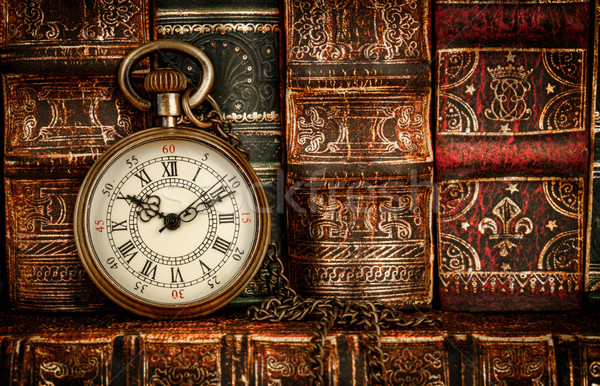 Vintage pocket watch Stock photo © cookelma
