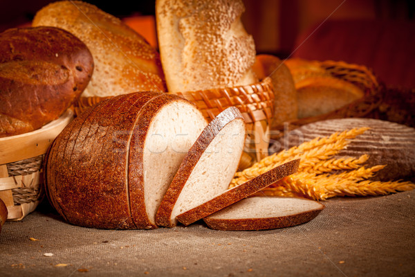 Baked bread Stock photo © cookelma