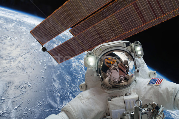 商業照片: 宇航員 · 太空 · 背景 · 地球 · 分子 · 圖像