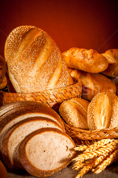 Baked bread Stock photo © cookelma