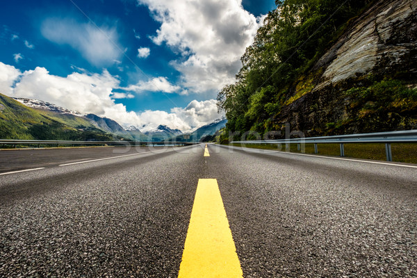 Road in Norway Stock photo © cookelma