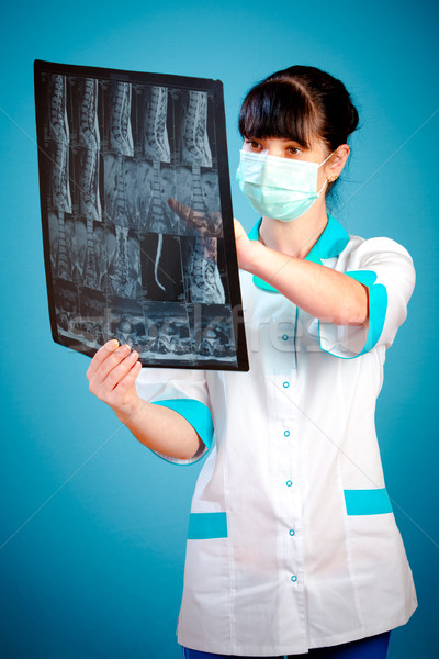 Doctor with xray Stock photo © cookelma