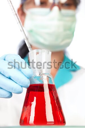 Krwi dawca usługi lekarza pakiet kobiet Zdjęcia stock © cookelma