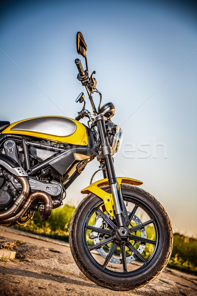 Motorcycle on the road Stock photo © cookelma