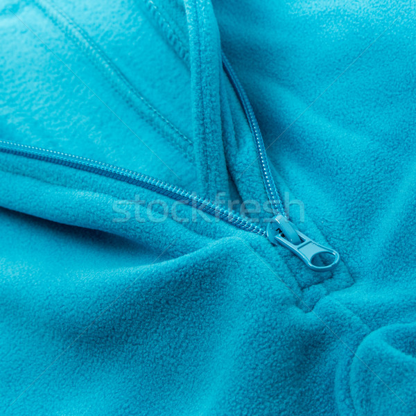 Close up zipper fleece Stock photo © cookelma