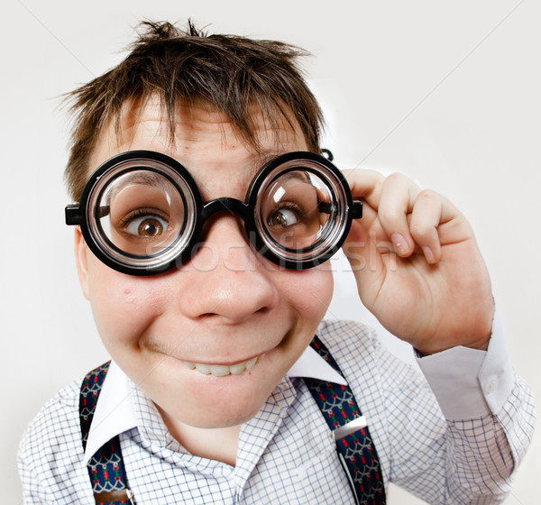 Person tragen Brillen Büro Arzt Kinder Stock foto © cookelma