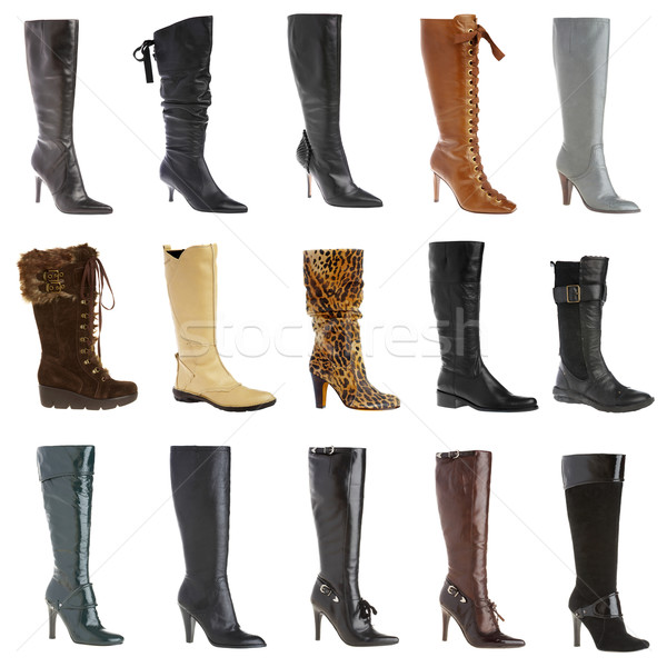 Autumn and winter female footwear Stock photo © cookelma